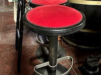 Vintage discotheek barkruk h:77 cm - afbeelding 1 van  1