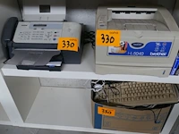 Vintage faxtoestel + printer brother - afbeelding 1 van  5
