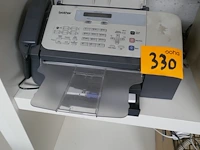 Vintage faxtoestel + printer brother - afbeelding 2 van  5