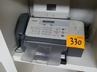 Vintage faxtoestel + printer brother - afbeelding 3 van  5