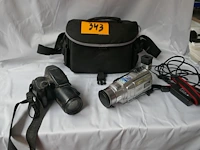 Vintage fototoestel en camera - afbeelding 1 van  4