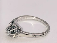 Vintage gouden ring diamant - 0,20 ct - afbeelding 9 van  9