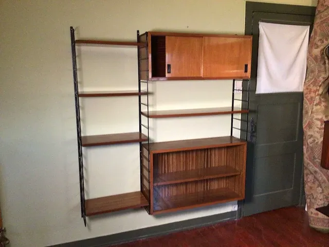 Vintage hang wall unit - afbeelding 2 van  9