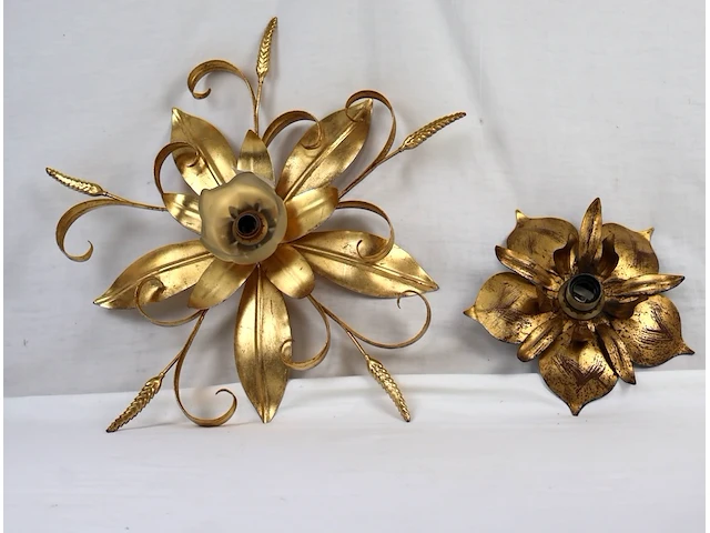 Vintage hanglamp (x2) - afbeelding 1 van  4