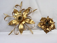 Vintage hanglamp (x2) - afbeelding 1 van  4