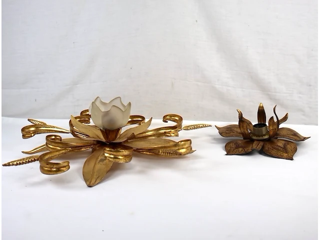Vintage hanglamp (x2) - afbeelding 2 van  4