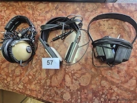 Vintage hoofdtelefoon 3 stuks, oa b&o - afbeelding 1 van  4