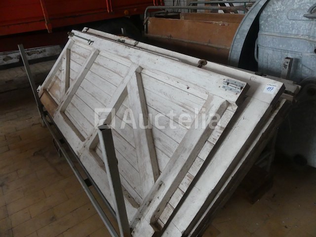 Vintage houten deur - afbeelding 4 van  4