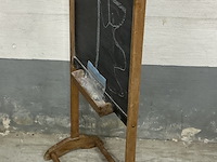 Vintage houten krijtbord - afbeelding 2 van  2