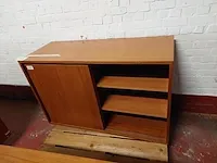 Vintage houten wandkast - afbeelding 3 van  4