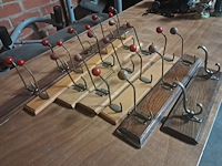 Vintage kapstokken 7 stuks - afbeelding 3 van  3