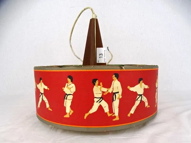 Vintage kinderluster karate - afbeelding 1 van  4