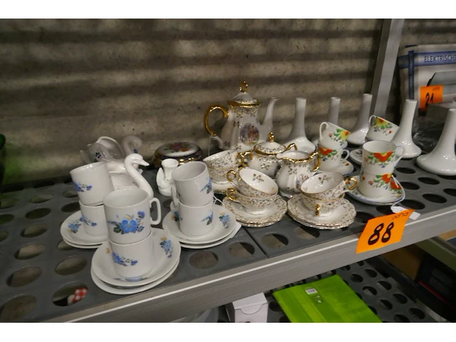 Vintage koffieservies - afbeelding 1 van  4