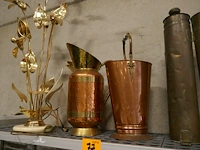 Vintage koperwerk en servies - afbeelding 2 van  6