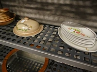 Vintage koperwerk en servies - afbeelding 4 van  6