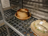 Vintage koperwerk en servies - afbeelding 5 van  6