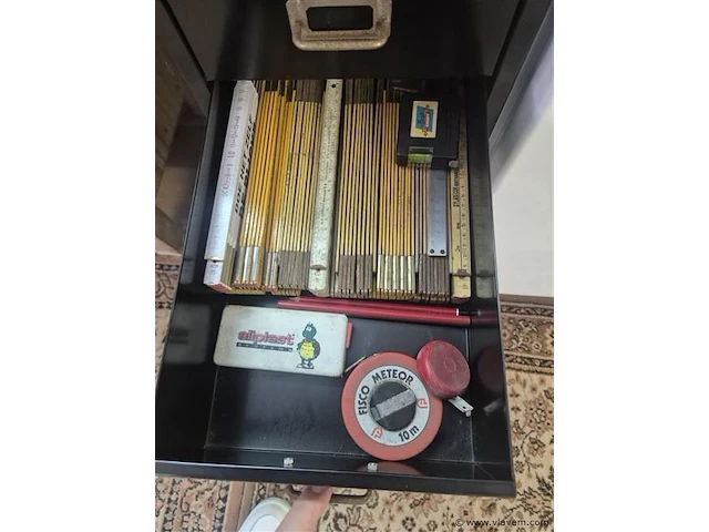 Vintage ladenkastje met inhoud - afbeelding 5 van  7