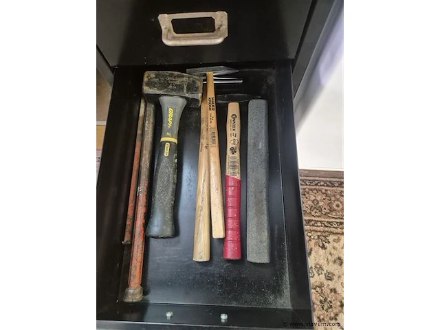 Vintage ladenkastje met inhoud - afbeelding 6 van  7