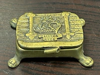 Vintage messing doosje - afbeelding 1 van  5