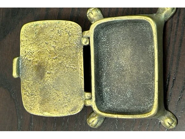 Vintage messing doosje - afbeelding 3 van  5