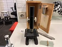 Vintage microscoop - afbeelding 3 van  7