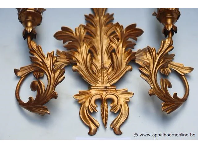Vintage muurlamp - afbeelding 2 van  2