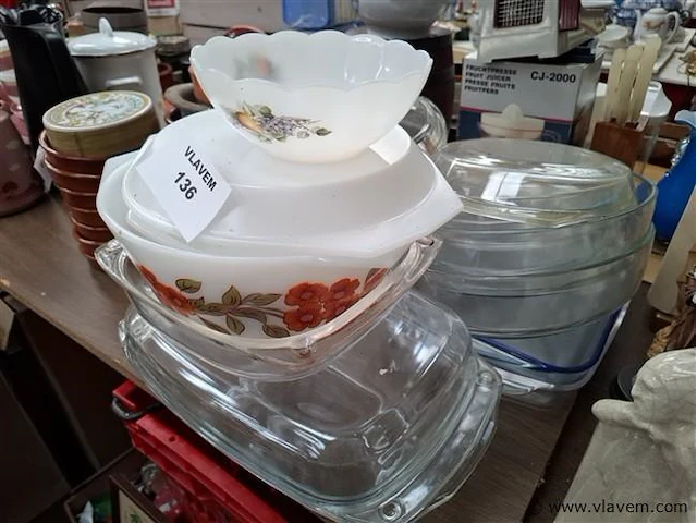 Vintage ovenschalen - afbeelding 2 van  2