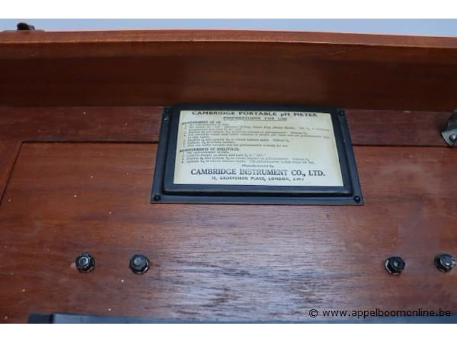 Vintage ph meter cambridge instruments - afbeelding 4 van  5