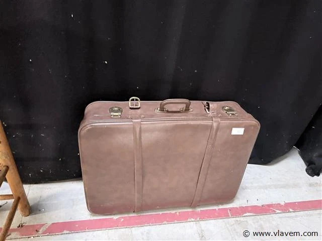 Vintage reiskoffer - afbeelding 1 van  3