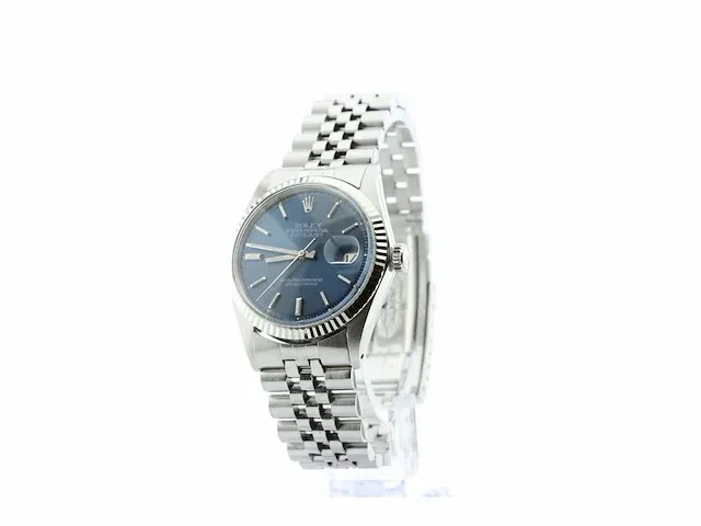 Vintage rolex oyster perpetual datejust 36 mm. plexiglas - afbeelding 1 van  10