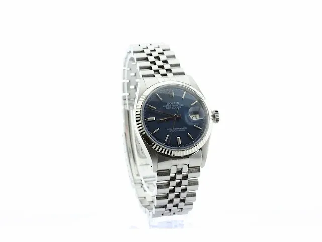 Vintage rolex oyster perpetual datejust 36 mm. plexiglas - afbeelding 3 van  10