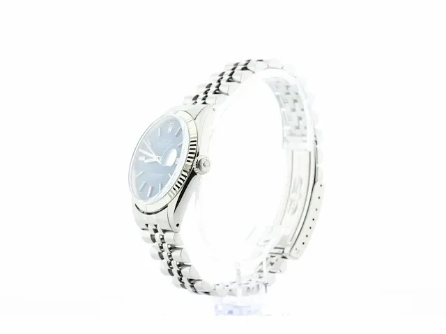 Vintage rolex oyster perpetual datejust 36 mm. plexiglas - afbeelding 4 van  10