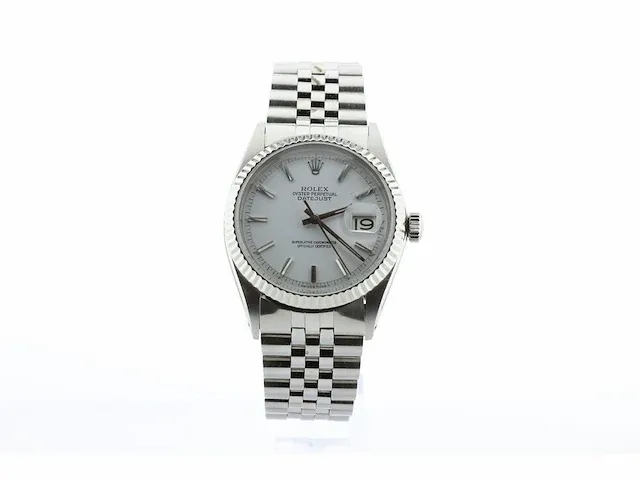 Vintage rolex oyster perpetual datejust 36 mm. plexiglas - afbeelding 1 van  9