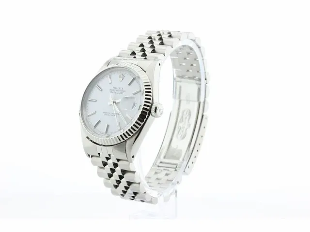 Vintage rolex oyster perpetual datejust 36 mm. plexiglas - afbeelding 2 van  9