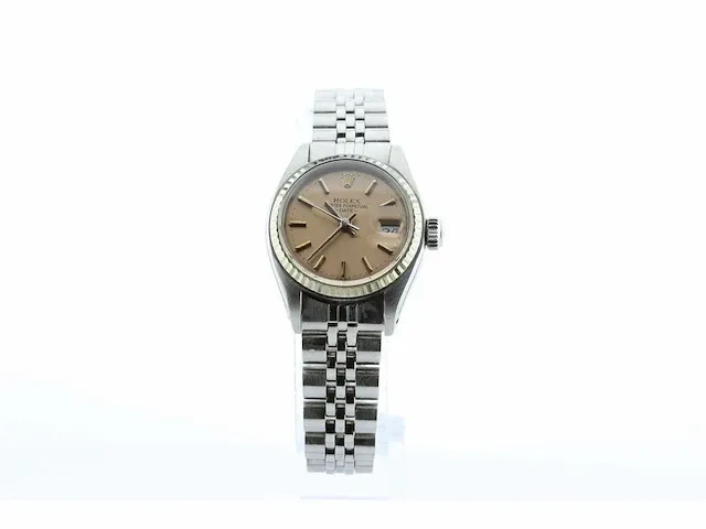 Vintage rolex oysterdate 27 mm. plexiglas 1978 - afbeelding 1 van  11