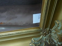 Vintage schilderij op doek baert - afbeelding 3 van  4