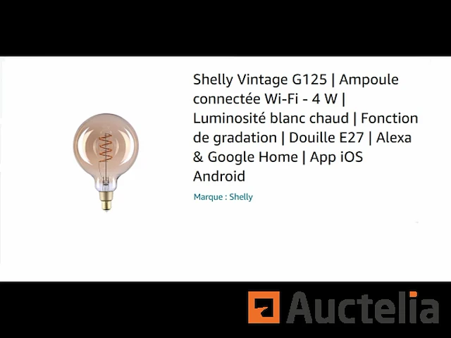 Vintage shelly g125 wi-fi slimme lamp - afbeelding 1 van  4