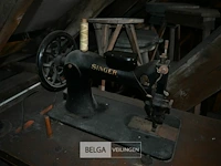 Vintage singer naaimachine - afbeelding 2 van  5