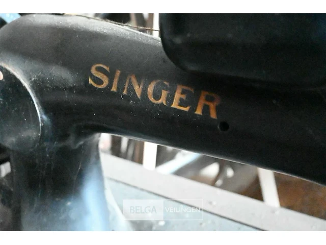 Vintage singer naaimachine - afbeelding 3 van  5
