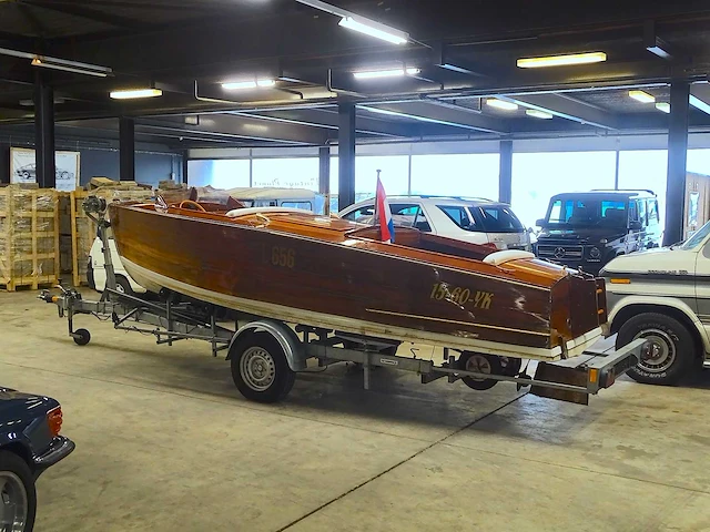 Vintage speedboat attwood l565, 15-60-yk (incl. trailer) - afbeelding 6 van  64
