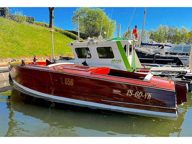 Vintage speedboat attwood l565, 15-60-yk (incl. trailer) - afbeelding 12 van  64