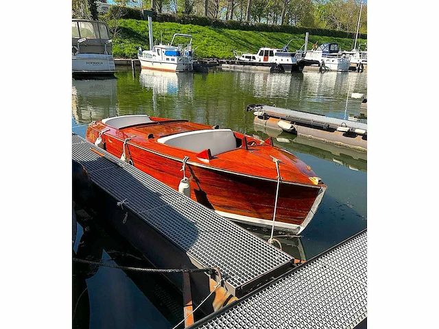 Vintage speedboat attwood l565, 15-60-yk (incl. trailer) - afbeelding 1 van  64