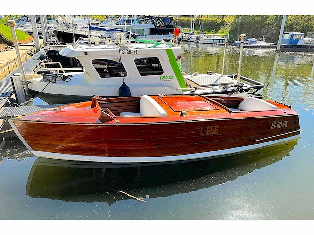 Vintage speedboat attwood l565, 15-60-yk (incl. trailer) - afbeelding 23 van  64