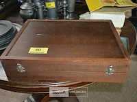 Vintage spel backgammon - afbeelding 1 van  5
