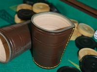 Vintage spel backgammon - afbeelding 5 van  5