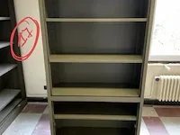 Vintage stalen archiefkast zonder deuren (merk acior) - afbeelding 1 van  3