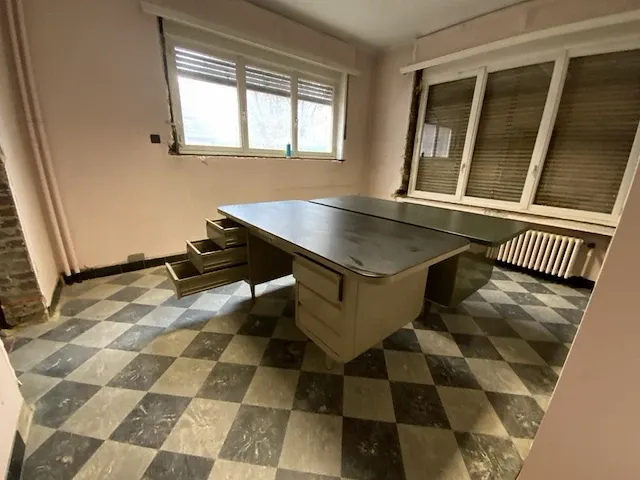 Vintage stalen bureau - merk acior - afbeelding 3 van  3