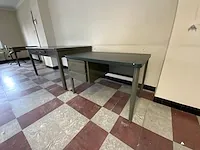 Vintage stalen kinderbureau - afbeelding 2 van  5
