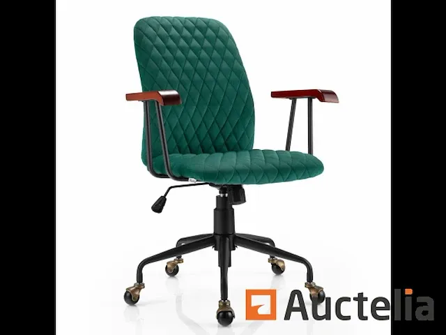 Vintage stijl fluweel roulette bureautafel zetel - afbeelding 1 van  10