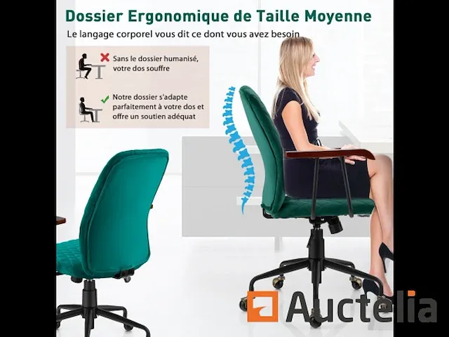 Vintage stijl fluweel roulette bureautafel zetel - afbeelding 3 van  10